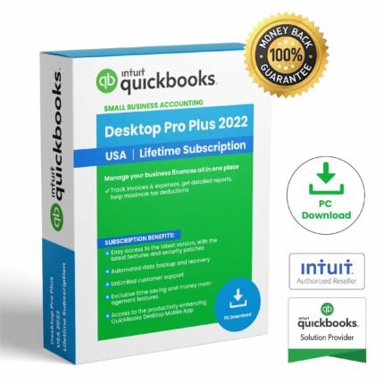 QuickBooks Desktop Pro Plus 2022 – Lifetime License Key – USA Version